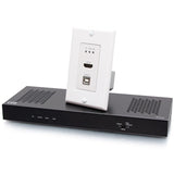 C2G HDMI HDBaseT + USB-B, RS232 Wall Plate Transmitter to Box Receiver Kit — C2G30024
