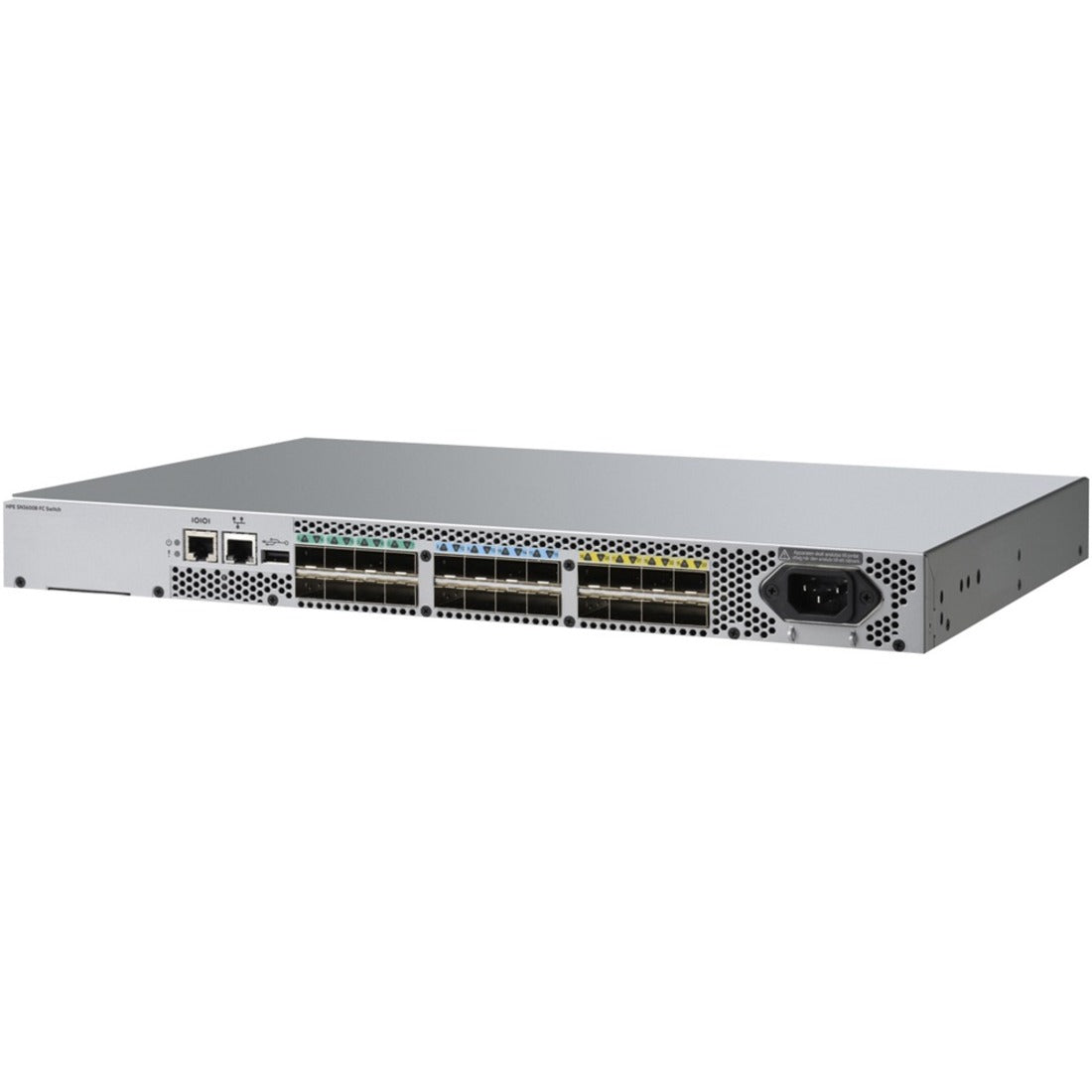 HPE SN3600B 32 GB 24/8 8-port 16 GB Short Wave SFP+ Fibre Channel Switch — R4G55B