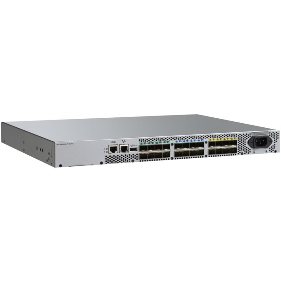HPE SN3600B 32 GB 24/8 8-port 16 GB Short Wave SFP+ Fibre Channel Switch — R4G55B