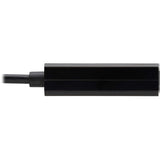 Eaton Tripp Lite Series USB-C, USB-A to RJ45 Gigabit Ethernet Network Adapter (2xM/F), USB 3.2 Gen 1, Black — U336-000-GB-CA