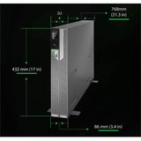 APC by Schneider Electric Smart-UPS Ultra On-Line Lithium ion, 5KVA/5KW, 2U Rack/Tower, 208V — SRTL5KRM2UT