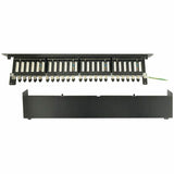 Tripp Lite by Eaton 24-Port Cat6a Shielded Patch Panel - 10 Gbps, STP, 110 Punch Down, RJ45, 1U, TAA — N252-024-6A-SH