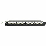 Tripp Lite by Eaton 24-Port Cat6a Shielded Patch Panel - 10 Gbps, STP, 110 Punch Down, RJ45, 1U, TAA — N252-024-6A-SH