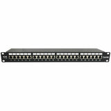 Tripp Lite by Eaton 24-Port Cat6a Shielded Patch Panel - 10 Gbps, STP, 110 Punch Down, RJ45, 1U, TAA — N252-024-6A-SH