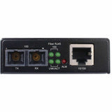 Tripp Lite Hardened Copper to Fiber Media Converter 10/100 Mbps RJ45/SC Singlemode -10&deg; to 60&deg;C 30 km (18.6 mi.) — N784-H01-SCSM