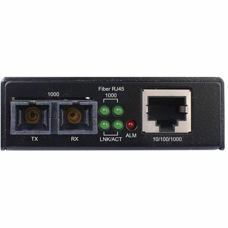 Tripp Lite Hardened Gigabit Fiber to Ethernet Media Converter 10/100/1000 Mbps RJ45/SC Multimode -10° to 60°C 500 m (1640 ft.) — N785-H01-SCMM