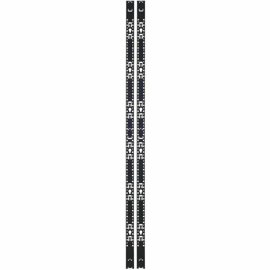 Tripp Lite by Eaton SmartRack Rack Enclosure Single-Width Vertical Equipment Management Bars, 42U, 1 Pair — SRVRTBARSGL