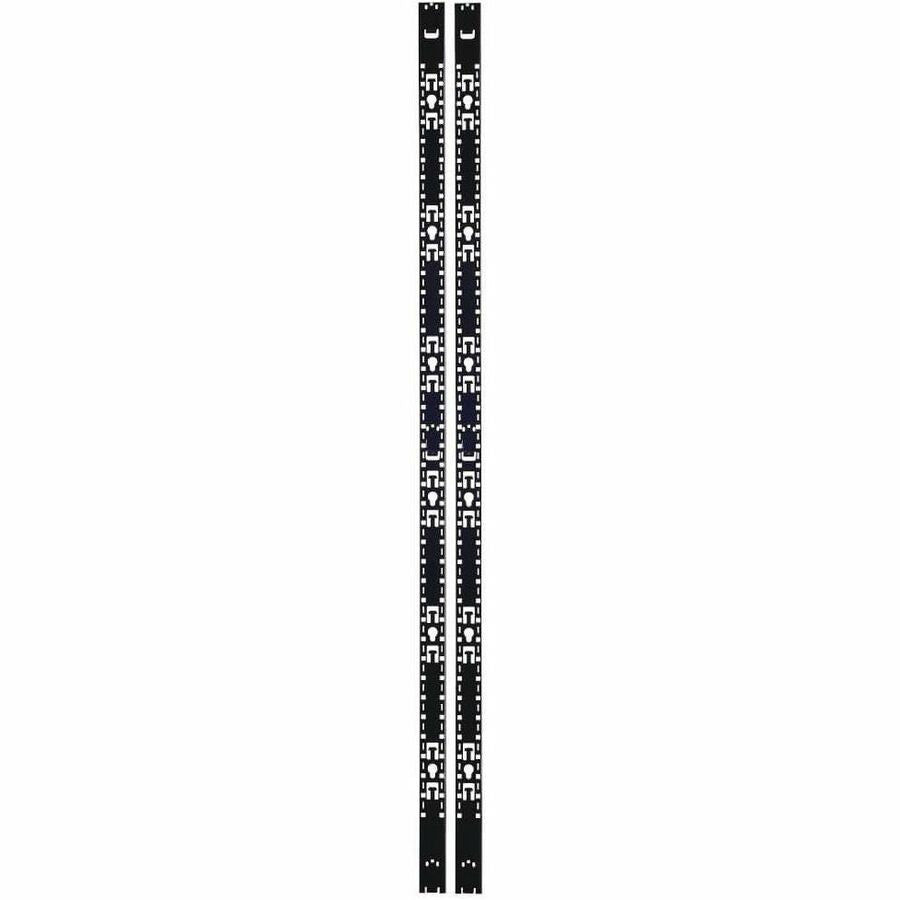 Tripp Lite by Eaton SmartRack Rack Enclosure Single-Width Vertical Equipment Management Bars, 42U, 1 Pair — SRVRTBARSGL