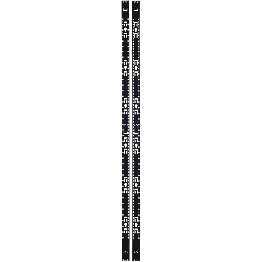 Tripp Lite by Eaton SmartRack Rack Enclosure Single-Width Vertical Equipment Management Bars, 42U, 1 Pair — SRVRTBARSGL