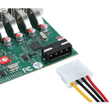SIIG USB 3.0 7 Port PCIe Host Card - UASP Mode — JU-P70211-S1