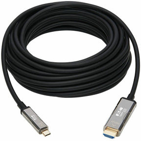 Eaton Tripp Lite Series High-Speed USB-C to HDMI Fiber Active Optical Cable (AOC) - UHD 4K 60 Hz, HDR, CL3 Rated, Black, 10 m (33 ft.) — U444F3-10M-H4K6