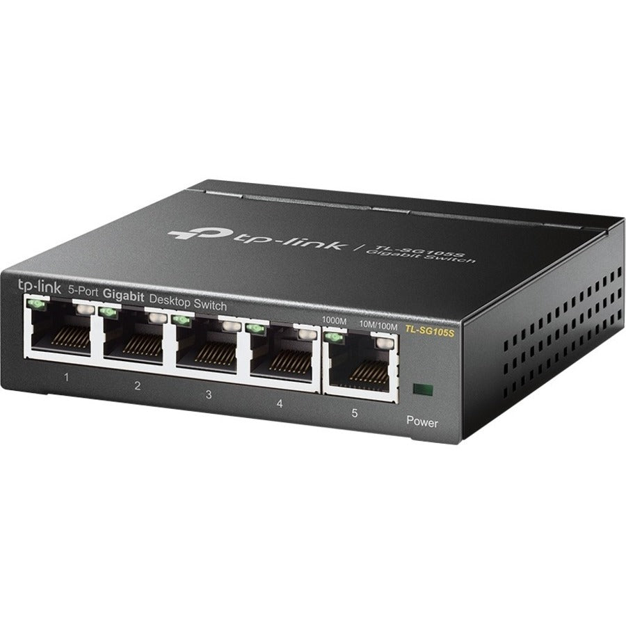 TP-Link TL-SG105S - 5 Port Gigabit Ethernet Switch — TL-SG105S