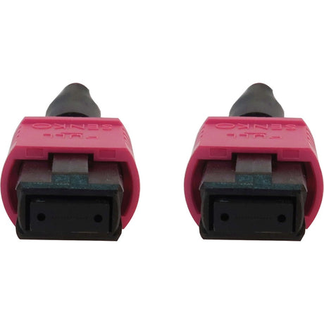 Eaton Tripp Lite Series 100G Multimode 50/125 OM4 Fiber Optic Cable (12F MTP/MPO-PC F/F), LSZH, Magenta, 10 m (32.8 ft.) — N845B-10M-12-MG