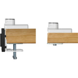 SIIG Single Monitor Gas Spring Aluminum Desk Monitor Arm with USB and Audio Ports - 17" to 49" — CE-MT3H11-S1