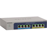 Netgear 8-port Ultra60 PoE++ Multi-Gigabit (2.5G) Ethernet Plus Switch — MS108UP-100NAS