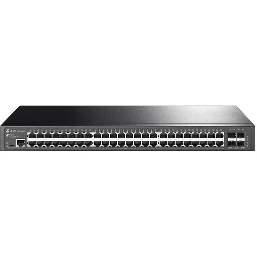 TP-Link TL-SG3452X - JetStream 48-Port Gigabit L2+ Managed Switch with 4 10GE SFP+ Slots — SG3452X