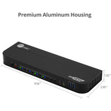 SIIG 4x1 HDMI 4K HDR KVM USB 3.0 Switch with Remote Control — CE-KV0F11-S1