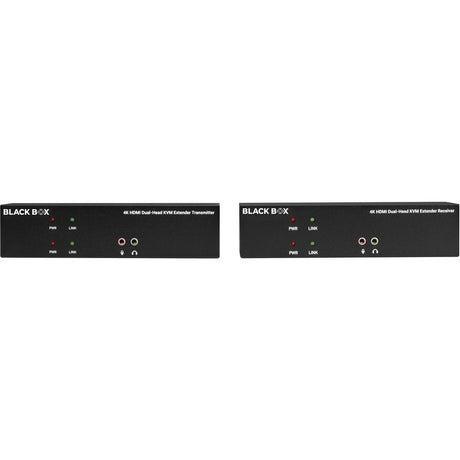 Black Box KVX Series Dual-Head HDMI KVM Fiber Extenders (KVXLCHF-200) — KVXLCHF-200