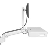 Ergotron CareFit Mounting Arm for Keyboard, Monitor, LCD Monitor - White — 45-622-251