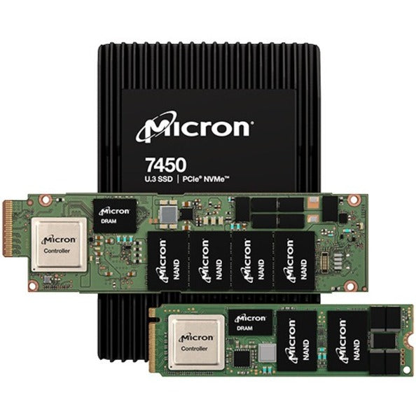 Micron 7450 PRO 960 GB Solid State Drive - M.2 2280 Internal - PCI Express NVMe (PCI Express NVMe 4.0 x4) - Read Intensive - TAA Compliant — MTFDKBA960TFR-1BC15ABYYR