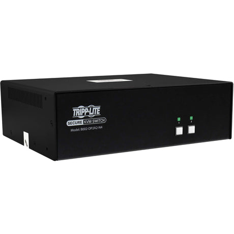 Tripp Lite by Eaton Secure KVM Switch, 2-Port, Dual Head, DisplayPort to DisplayPort, 4K, NIAP PP4.0, Audio, TAA — B002-DP2A2-N4