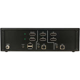 Tripp Lite by Eaton Secure KVM Switch, 2-Port, Dual Head, DisplayPort to DisplayPort, 4K, NIAP PP4.0, Audio, TAA — B002-DP2A2-N4