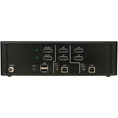 Tripp Lite by Eaton Secure KVM Switch, 2-Port, Dual Head, DisplayPort to DisplayPort, 4K, NIAP PP4.0, Audio, TAA — B002-DP2A2-N4
