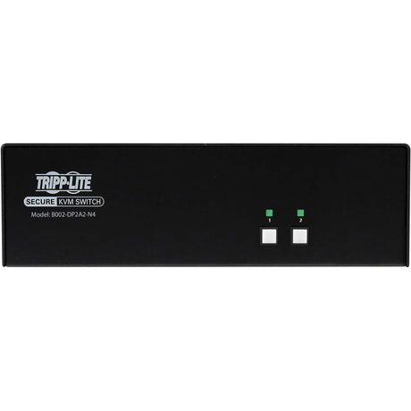 Tripp Lite by Eaton Secure KVM Switch, 2-Port, Dual Head, DisplayPort to DisplayPort, 4K, NIAP PP4.0, Audio, TAA — B002-DP2A2-N4