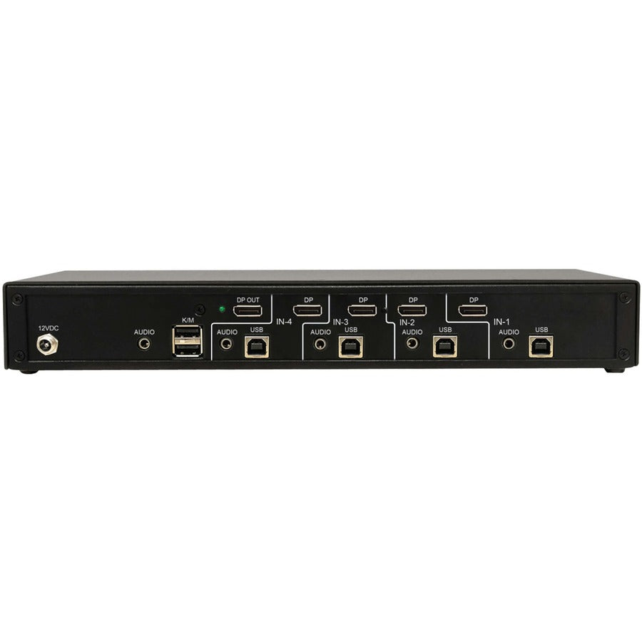 Tripp Lite by Eaton Secure KVM Switch, 4-Port, Single Head, DisplayPort to DisplayPort, 4K, NIAP PP4.0, Audio, TAA — B002-DP1A4-N4