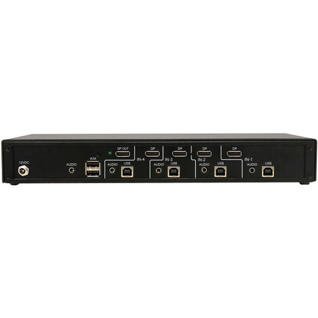 Tripp Lite by Eaton Secure KVM Switch, 4-Port, Single Head, DisplayPort to DisplayPort, 4K, NIAP PP4.0, Audio, TAA — B002-DP1A4-N4