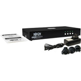 Tripp Lite by Eaton Secure KVM Switch, 4-Port, Single Head, DisplayPort to DisplayPort, 4K, NIAP PP4.0, Audio, TAA — B002-DP1A4-N4