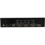 Tripp Lite by Eaton Secure KVM Switch, 4-Port, Dual Head, DisplayPort to DisplayPort, 4K, NIAP PP4.0, Audio, CAC, TAA — B002-DP2AC4-N4