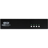 Tripp Lite by Eaton Secure KVM Switch, 4-Port, Dual Head, DisplayPort to DisplayPort, 4K, NIAP PP4.0, Audio, CAC, TAA — B002-DP2AC4-N4