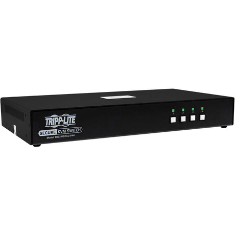 Tripp Lite by Eaton Secure KVM Switch, 4-Port, Single Head, DP to HDMI (x4), 4K, NIAP PP4.0, Audio, CAC, TAA — B002-HD1AC4-N4