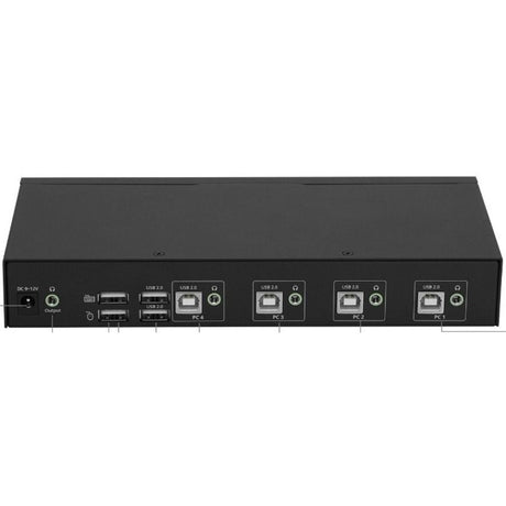 SIIG 4-Port Roaming KM Switch w/USB 2.0 Hub — JU-SW4311-S1
