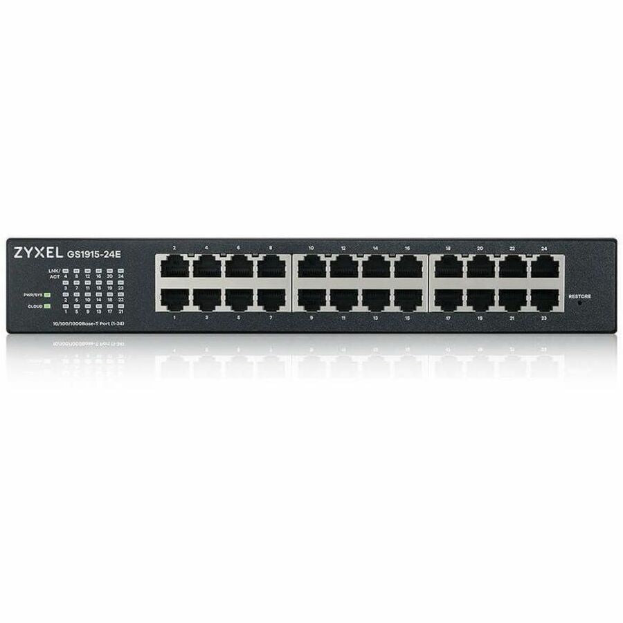 ZYXEL 24-port GbE Smart Managed Switch — GS1915-24E