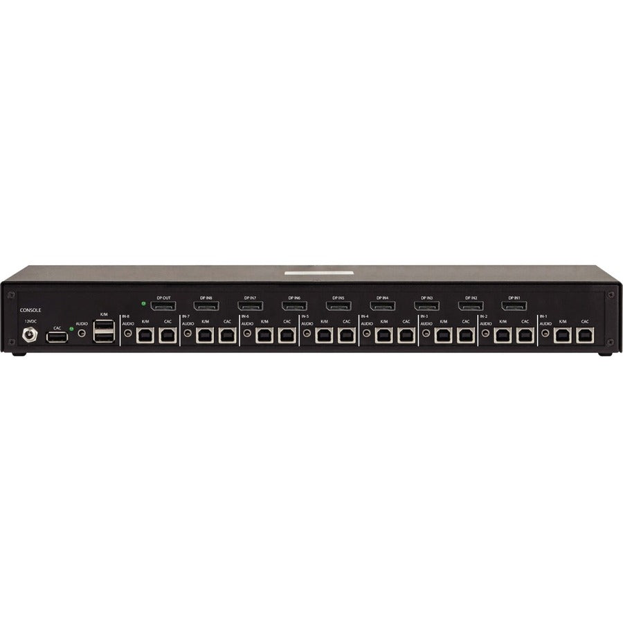 Tripp Lite by Eaton Secure KVM Switch, 8-Port, Single Head, DisplayPort to DisplayPort, 4K, NIAP PP4.0, Audio, CAC, TAA — B002-DP1AC8-N4