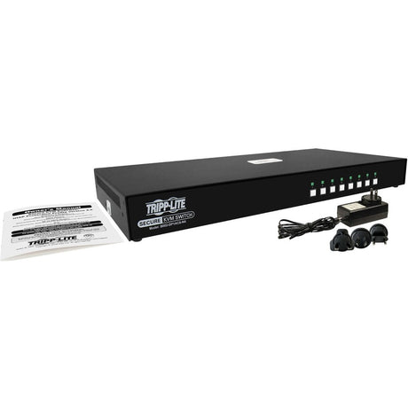 Tripp Lite by Eaton Secure KVM Switch, 8-Port, Single Head, DisplayPort to DisplayPort, 4K, NIAP PP4.0, Audio, CAC, TAA — B002-DP1AC8-N4