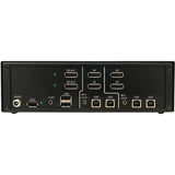 Tripp Lite by Eaton Secure KVM Switch, 2-Port, Dual Head, DisplayPort to DisplayPort, 4K, NIAP PP4.0, Audio, CAC, TAA — B002-DP2AC2-N4