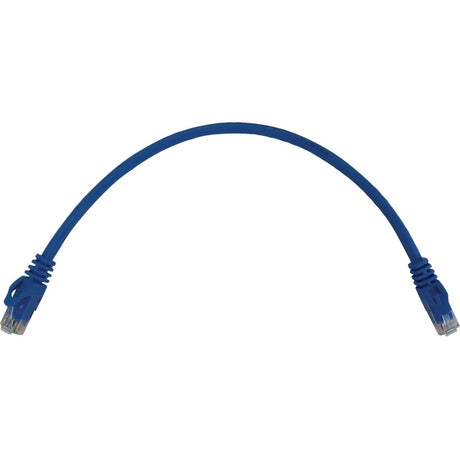 Eaton Tripp Lite Series Cat6a 10G Snagless Molded UTP Ethernet Cable (RJ45 M/M), PoE, Blue, 1 ft. (0.3 m) — N261-001-BL