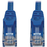 Eaton Tripp Lite Series Cat6a 10G Snagless Molded UTP Ethernet Cable (RJ45 M/M), PoE, Blue, 1 ft. (0.3 m) — N261-001-BL