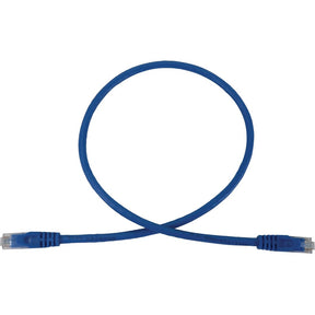 Eaton Tripp Lite Series Cat6a 10G Snagless Molded UTP Ethernet Cable (RJ45 M/M), PoE, Blue, 3 ft. (0.9 m) — N261-003-BL
