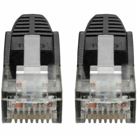 Eaton Tripp Lite Series Cat6 Gigabit Snagless Molded (UTP) Ethernet Cable (RJ45 M/M), PoE, Black, 7 ft. (2.13 m) — N201-007-BK
