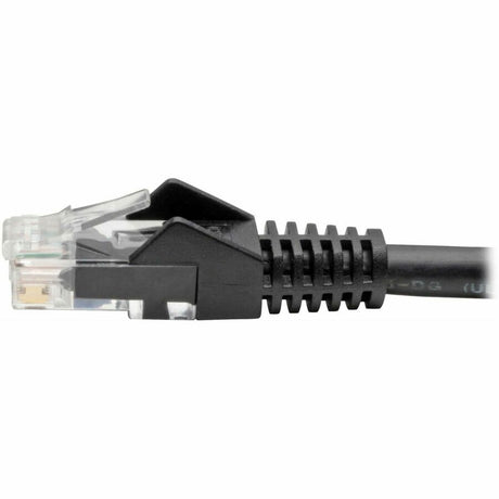 Eaton Tripp Lite Series Cat6 Gigabit Snagless Molded (UTP) Ethernet Cable (RJ45 M/M), PoE, Black, 7 ft. (2.13 m) — N201-007-BK