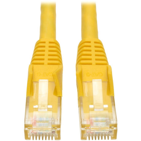 Eaton Tripp Lite Series Cat6 Gigabit Snagless Molded (UTP) Ethernet Cable (RJ45 M/M), PoE, Yellow, 14 ft. (4.27 m) — N201-014-YW