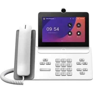 Cisco 8875 IP Phone - Corded - Corded - Wi-Fi, Bluetooth - Desktop - White — CP-8875-L-K9=