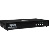 Tripp Lite by Eaton Secure KVM Switch, 4-Port, Single Head, DisplayPort to DisplayPort, 4K, NIAP PP4.0, Audio, CAC, TAA — B002-DP1AC4-N4