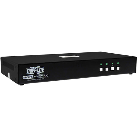 Tripp Lite by Eaton Secure KVM Switch, 4-Port, Single Head, DisplayPort to DisplayPort, 4K, NIAP PP4.0, Audio, CAC, TAA — B002-DP1AC4-N4