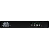 Tripp Lite by Eaton Secure KVM Switch, 4-Port, Single Head, DisplayPort to DisplayPort, 4K, NIAP PP4.0, Audio, CAC, TAA — B002-DP1AC4-N4