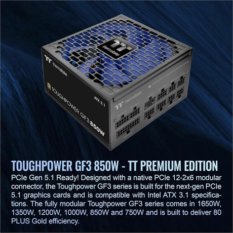 Thermaltake Toughpower GF3 850W Gold - TT Premium Edition — PS-TPD-0850FNFAGU-4